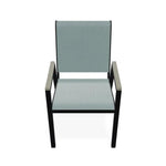 Bazza Stacking Bistro Chair MGP Arm Accents