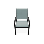 Bazza Stacking Bistro Chair MGP Arm Accents