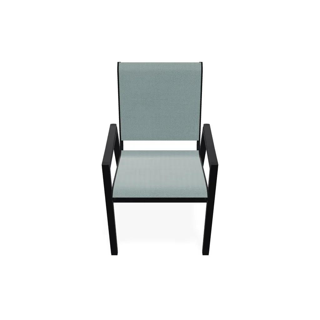 Bazza Stacking Bistro Chair MGP Arm Accents