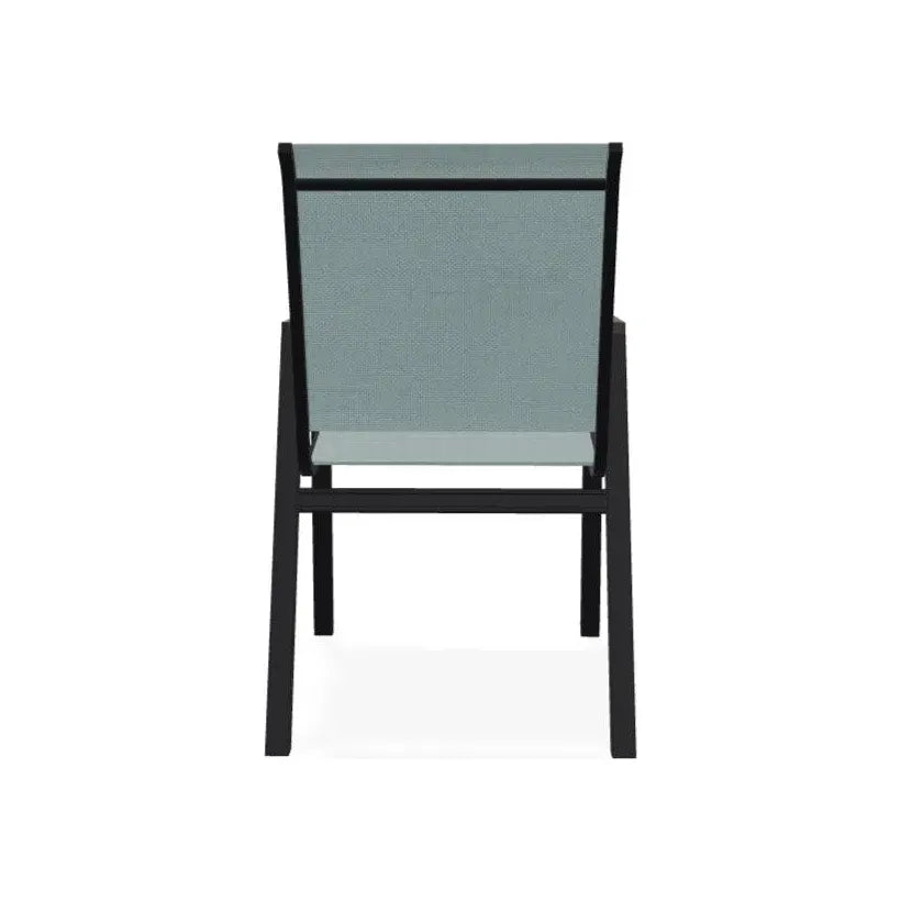 Bazza Stacking Bistro Chair Polymer Arm Accents