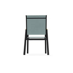 Bazza Stacking Bistro Chair Polymer Arm Accents