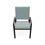 Bazza Stacking Bistro Chair Polymer Arm Accents