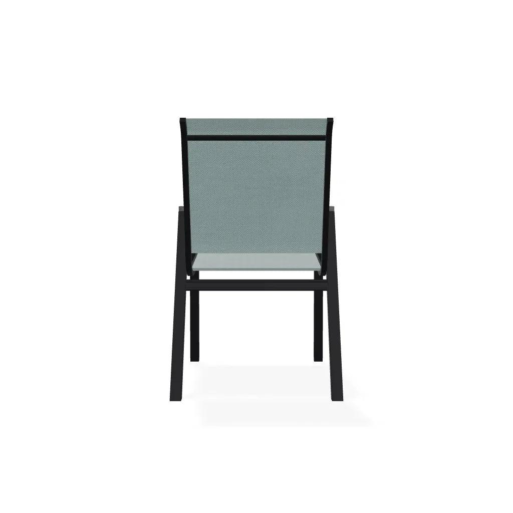 Bazza Stacking Bistro Chair Polymer Arm Accents