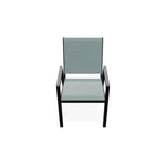 Bazza Stacking Bistro Chair Polymer Arm Accents