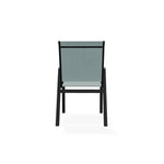 Bazza Stacking Bistro Chair Polymer Arm Accents