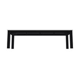 Bazza Durable Aluminum Framed Flat Armless Bench