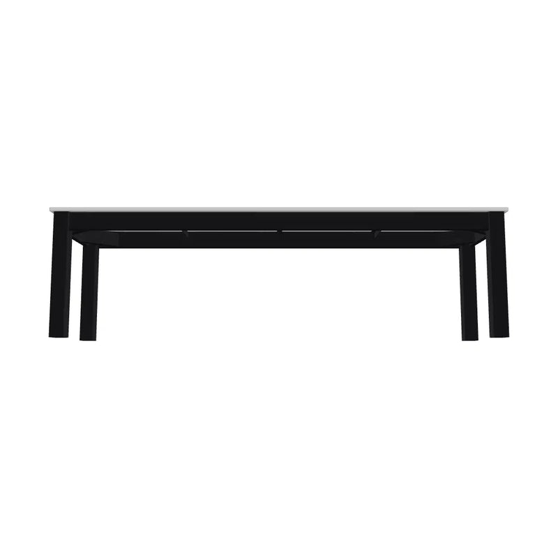 Bazza Durable Aluminum Framed Flat Armless Bench