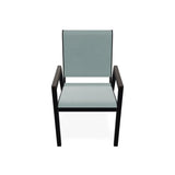 Bazza Stacking Bistro Chair With MGP Arm Accents