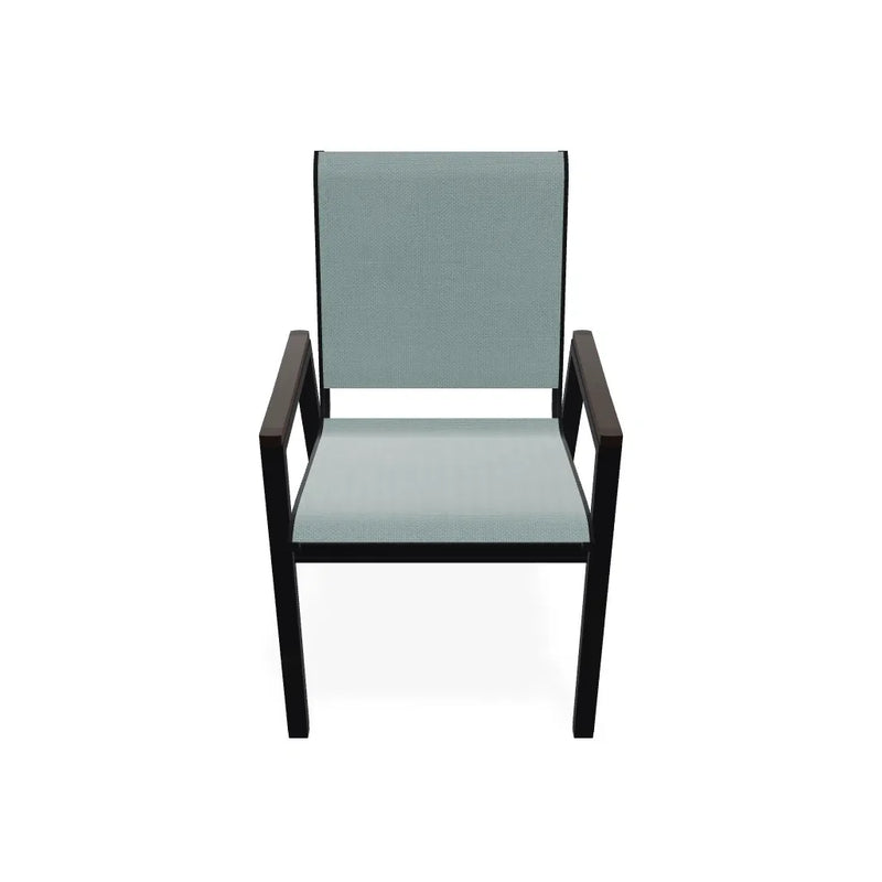 Bazza Stacking Bistro Chair With MGP Arm Accents