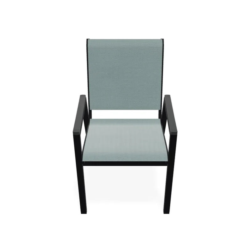 Bazza Stacking Bistro Chair With MGP Arm Accents