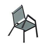 Bazza Stacking Bistro Chair With MGP Arm Accents