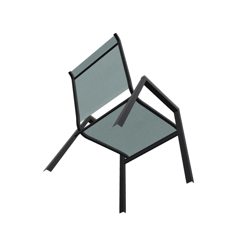 Bazza Stacking Bistro Chair With MGP Arm Accents