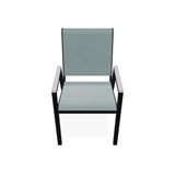 Bazza Stacking Bistro Chair With MGP Arm Accents