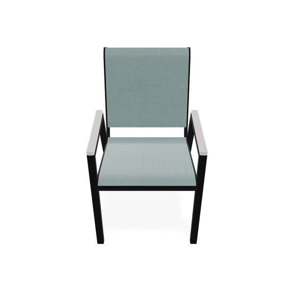 Bazza Stacking Bistro Chair With MGP Arm Accents