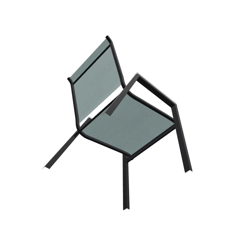 Bazza Stacking Bistro Chair With MGP Arm Accents