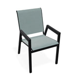 Bazza Stacking Bistro Chair With MGP Arm Accents