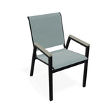 Bazza Stacking Bistro Chair With MGP Arm Accents