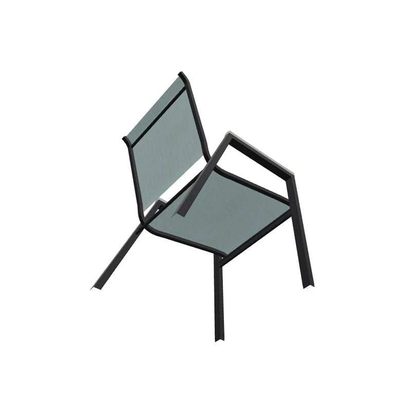 Bazza Stacking Bistro Chair With MGP Arm Accents