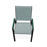 Bazza Stacking Bistro Chair With MGP Arm Accents