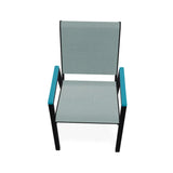 Bazza Stacking Bistro Chair With MGP Arm Accents