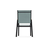 Bazza Stacking Bistro Chair With Rustic Polymer Arm Accents