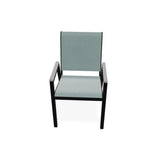 Bazza Stacking Bistro Chair With MGP Arm Accents