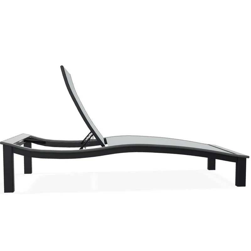 Bazza Contour Armless Chaise with MGP Arm Accent