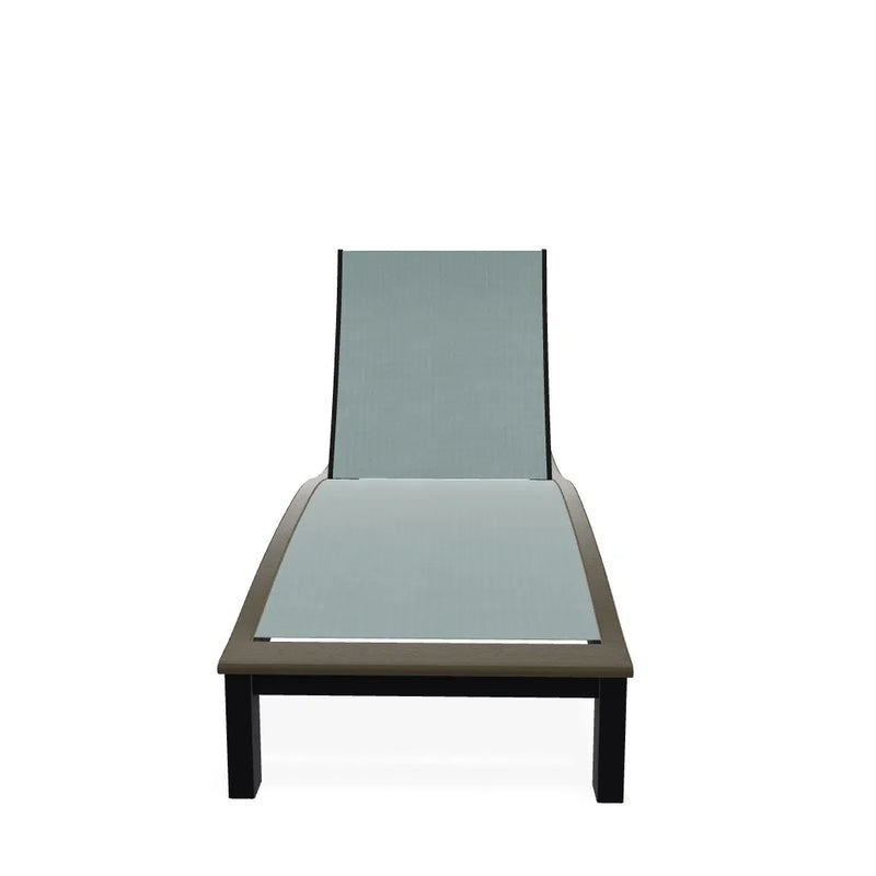 Bazza Contour Armless Chaise with MGP Arm Accent