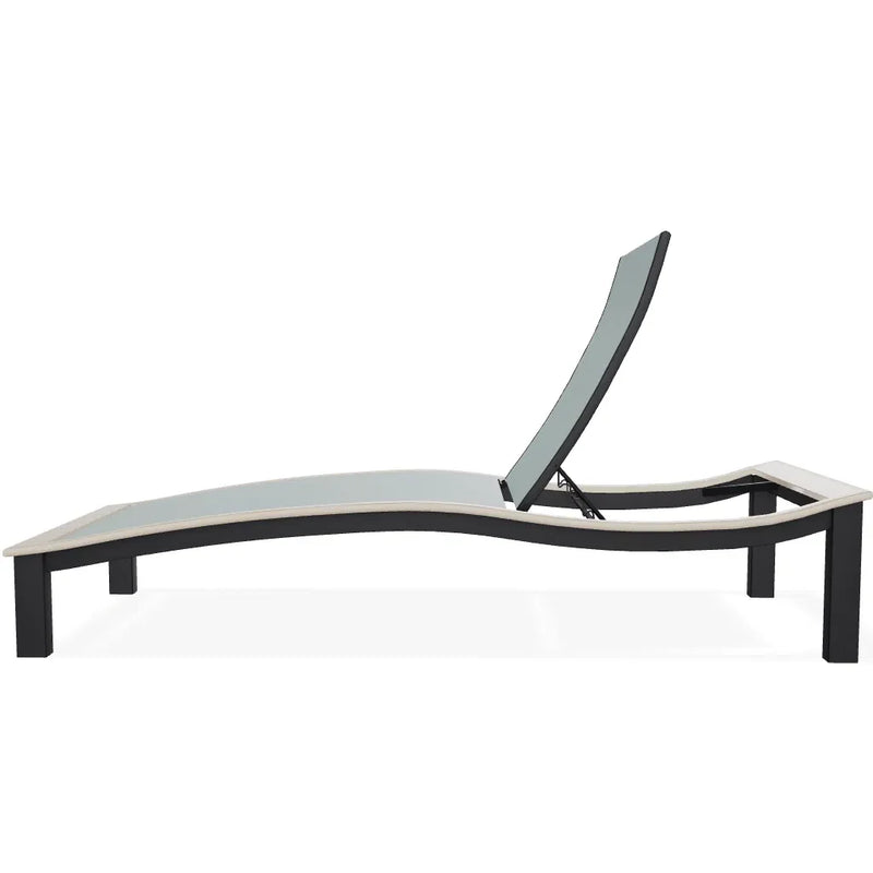 Bazza Contour Armless Chaise with MGP Arm Accent