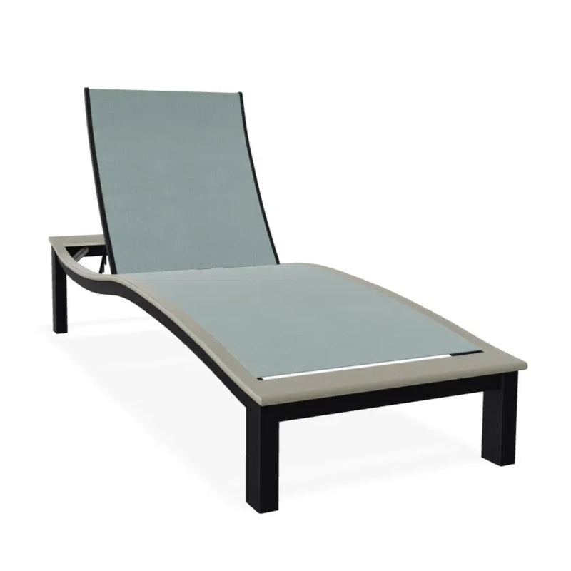 Bazza Contour Armless Chaise with MGP Arm Accent