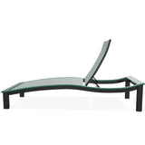 Bazza Contour Armless Chaise with MGP Arm Accent