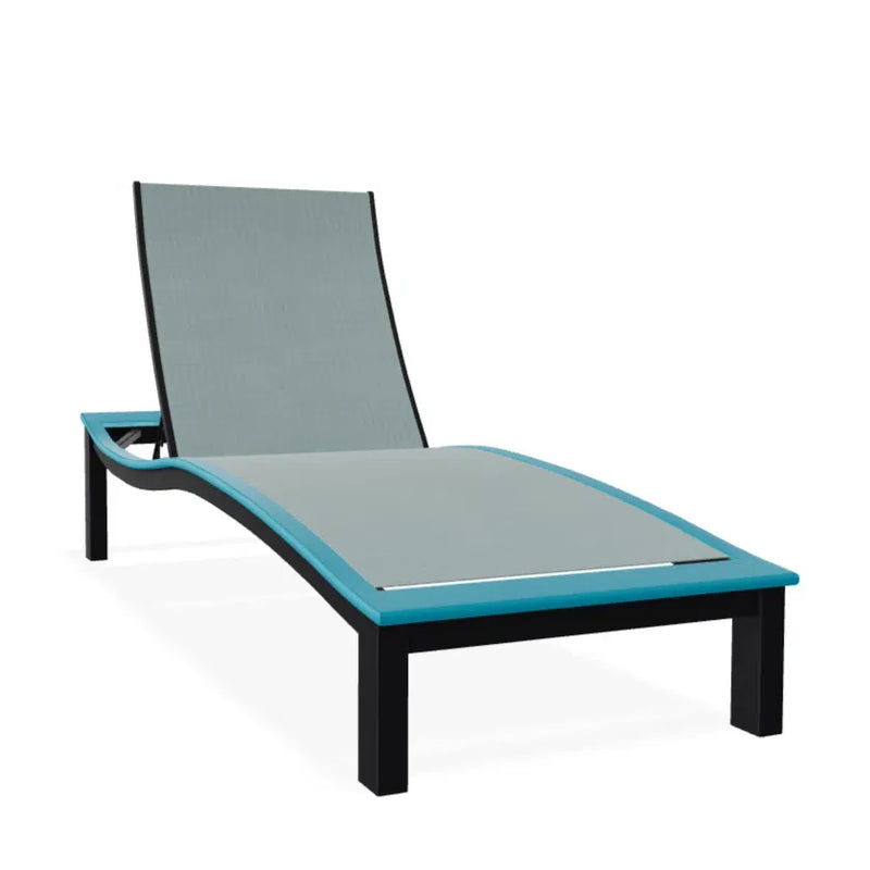 Bazza Contour Armless Chaise with MGP Arm Accent