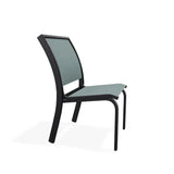 Bazza Marine Grade Polymer Sling Stacking Armless Cafe Chair