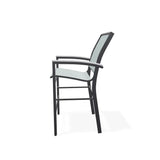 Bazza Stacking Balcony Height Rustic Polymer Cafe Arm Chair