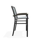 Bazza Stacking Bar Height MGP Armed Cafe Chair