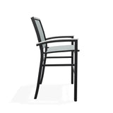 Bazza Stacking Bar Height MGP Armed Cafe Chair