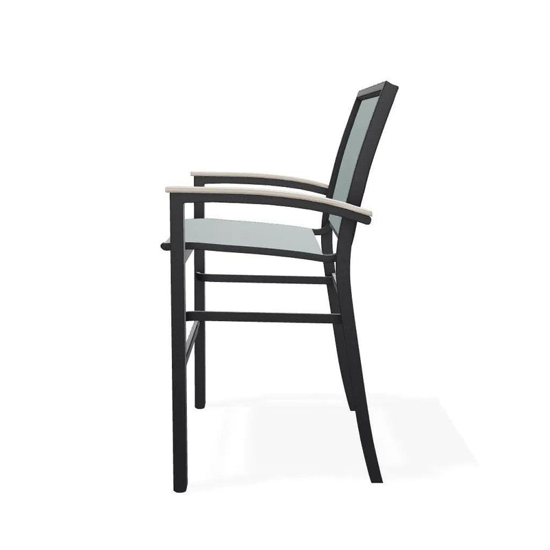 Bazza Stacking Bar Height MGP Armed Cafe Chair