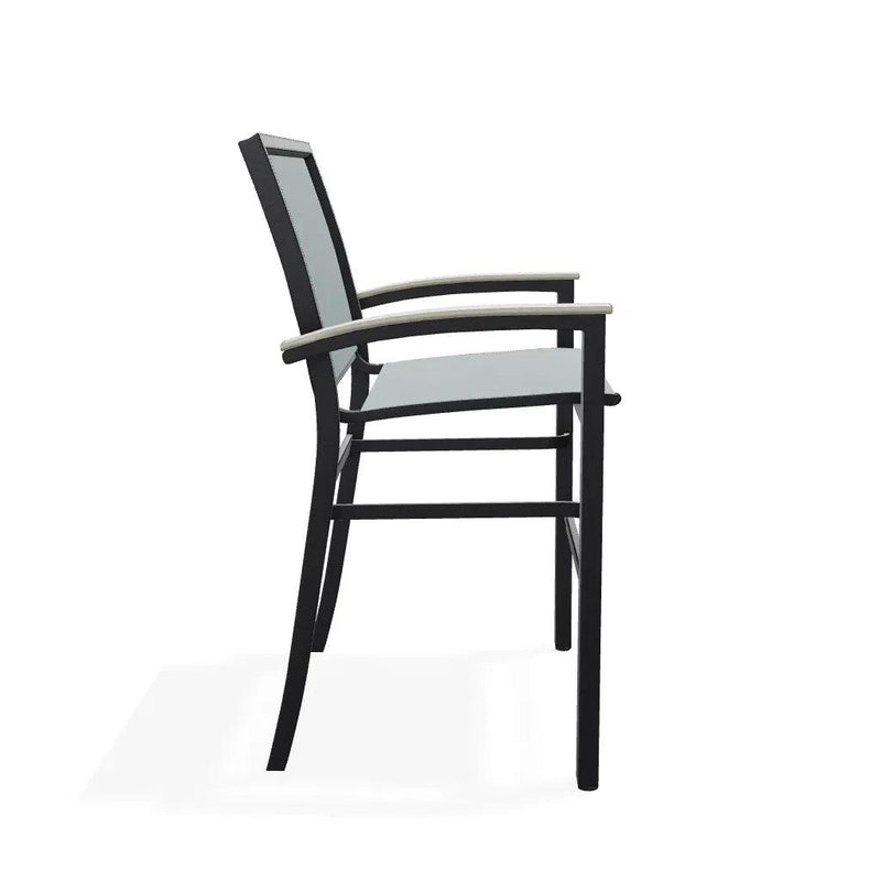 Bazza Stacking Bar Height MGP Armed Cafe Chair