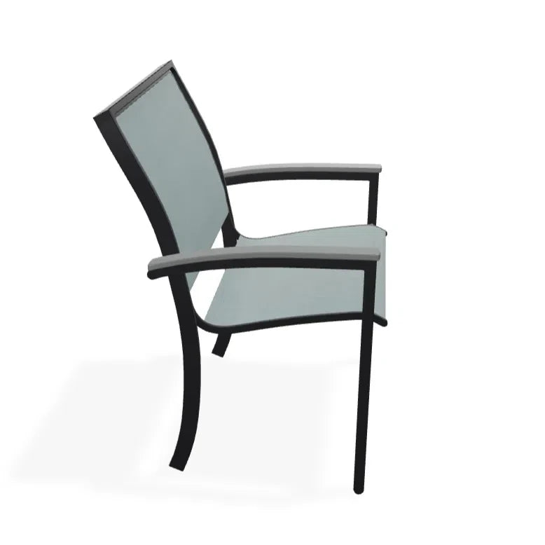 Bazza Dining Height Stacking Cafe Chair With MGP Arm Accents