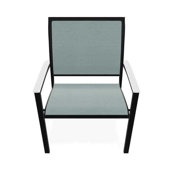 Bazza Dining Height Stacking Cafe Chair With MGP Arm Accents