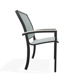 Bazza Dining Height Stacking Cafe Chair With MGP Arm Accents