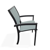 Bazza Dining Height Stacking Cafe Chair With MGP Arm Accents