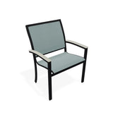 Bazza Dining Height Stacking Cafe Chair With MGP Arm Accents