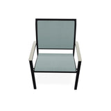 Bazza Dining Height Stacking Cafe Chair With MGP Arm Accents