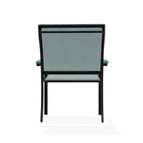 Bazza Dining Height Stacking Cafe Chair With MGP Arm Accents