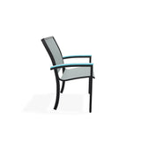 Bazza Dining Height Stacking Cafe Chair With MGP Arm Accents