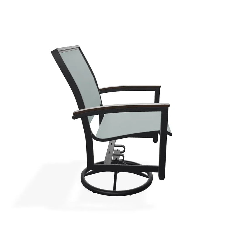 Bazza Sling Swivel Rocker With MGP Arm Accents