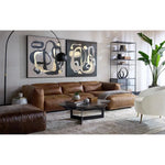 Beau Leather Sofa Chaise