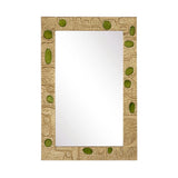 23.75" Beau Monde Gold Frame Wall Mirror