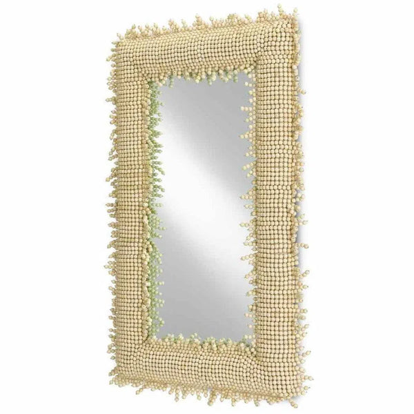 Beige Jeanie Large Mirror Wall Mirrors LOOMLAN By Currey & Co